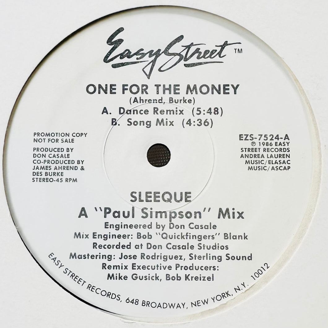 Sleeque - One For The Money