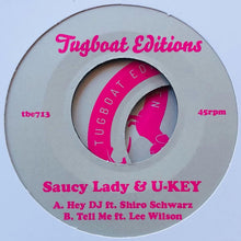 Load image into Gallery viewer, Saucy Lady & U-Key feat. Shiro Schwarz & Lee Wilson - Hey DJ / Tell Me